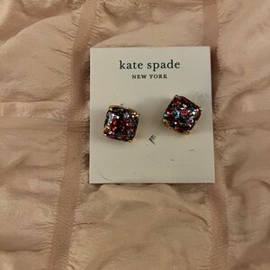 Kate Spade Multicolor Glitter Earrings